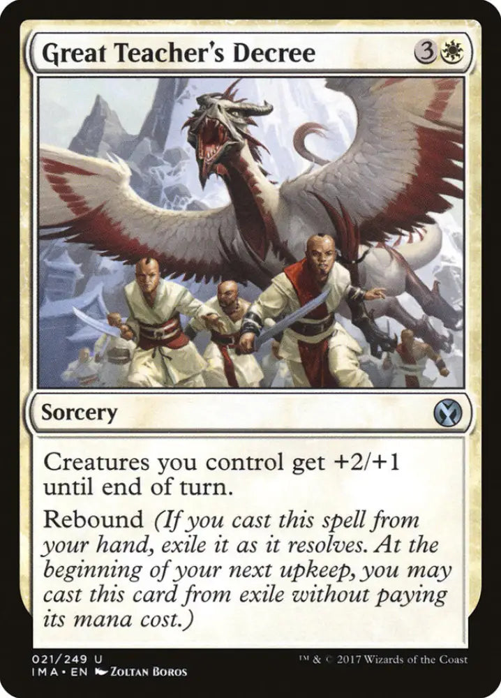 Great Teacher’s Decree [Iconic Masters] - MTG Single