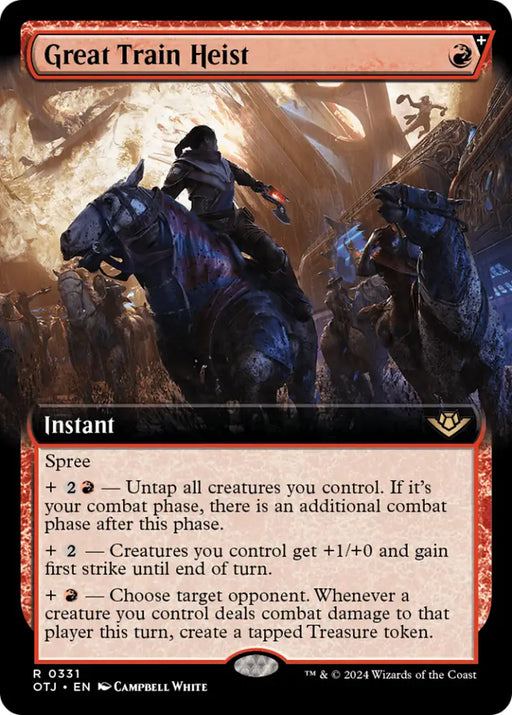 Great Train Heist (Extended Art) [Outlaws of Thunder Junction] - MTG Single