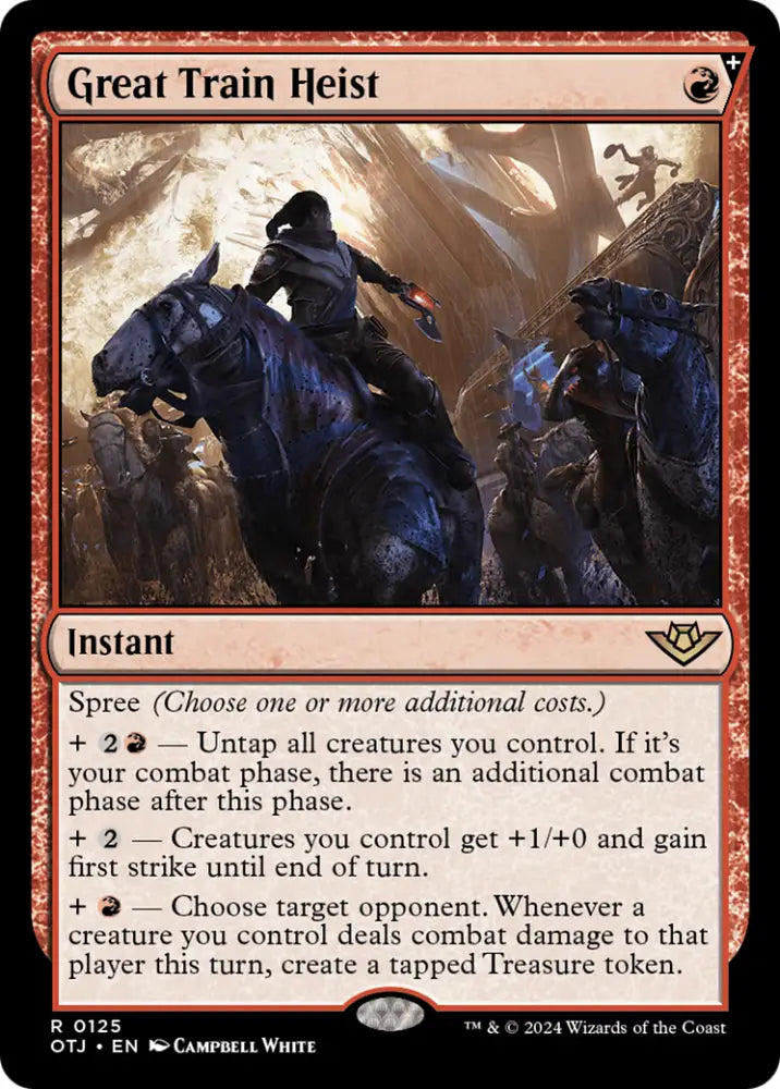 Great Train Heist [Outlaws of Thunder Junction] - MTG Single