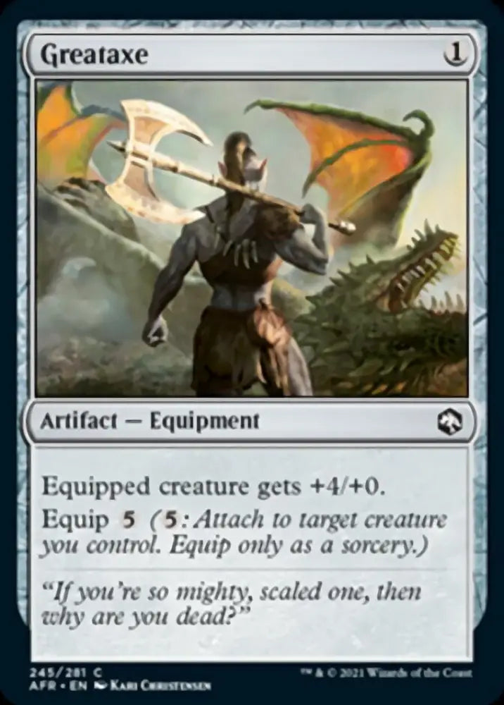 Greataxe [Dungeons & Dragons: Adventures in the Forgotten Realms] - MTG Single