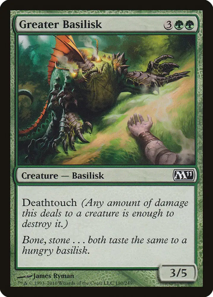 Greater Basilisk [Magic 2011] - MTG Single
