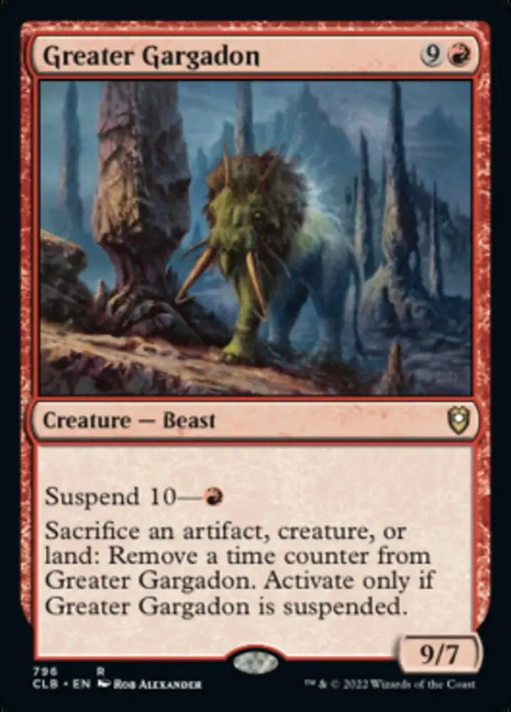 Greater Gargadon [Commander Legends: Battle for Baldur’s Gate] - MTG Single