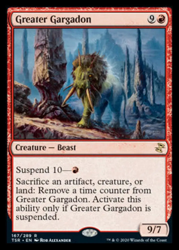 Greater Gargadon [Time Spiral Remastered] - MTG Single