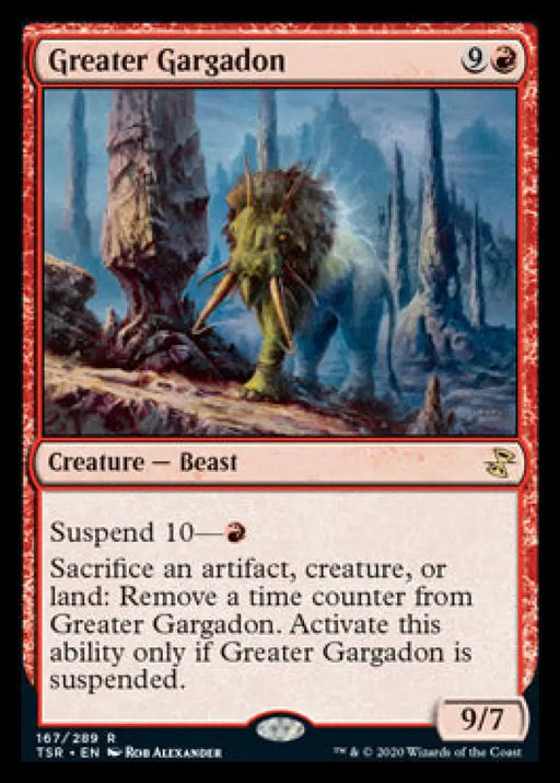 Greater Gargadon [Time Spiral Remastered] - MTG Single