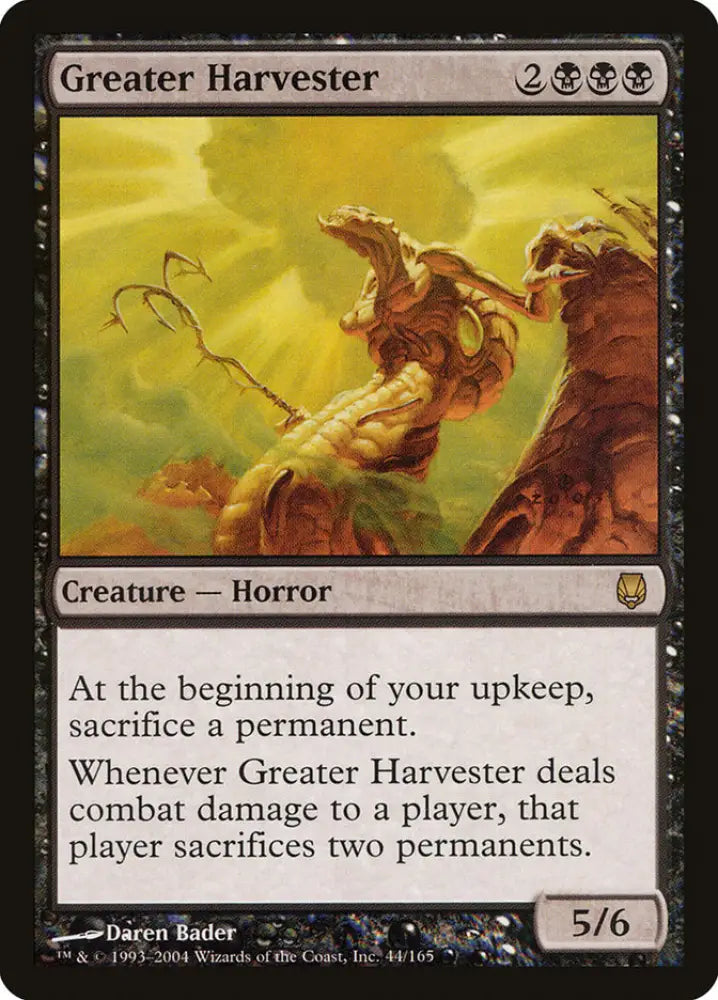 Greater Harvester [Darksteel] - MTG Single