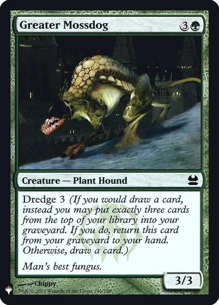 Greater Mossdog [Mystery Booster] - MTG Single
