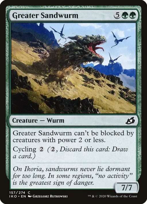 Greater Sandwurm [Ikoria: Lair of Behemoths] - MTG Single