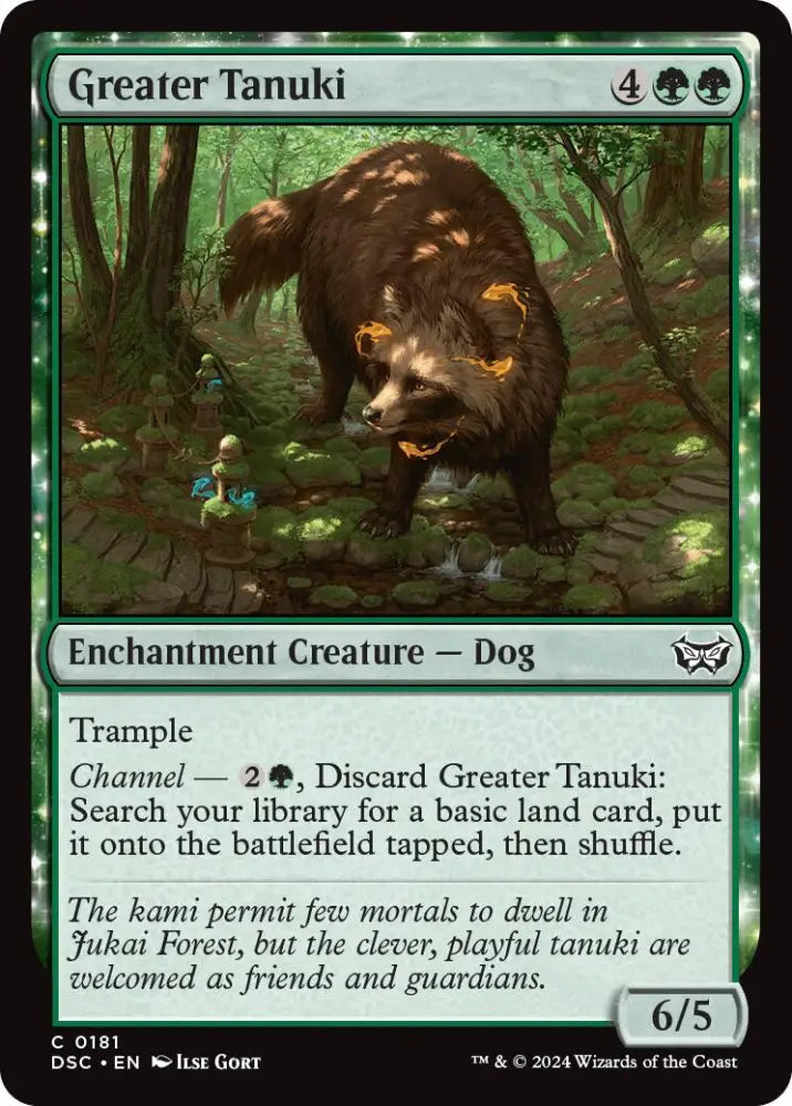 Greater Tanuki [Duskmourn: House of Horror Commander] - MTG Single