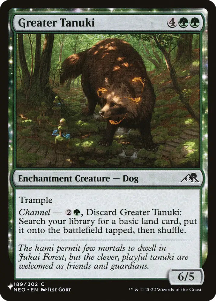 Greater Tanuki [The List] - MTG Single