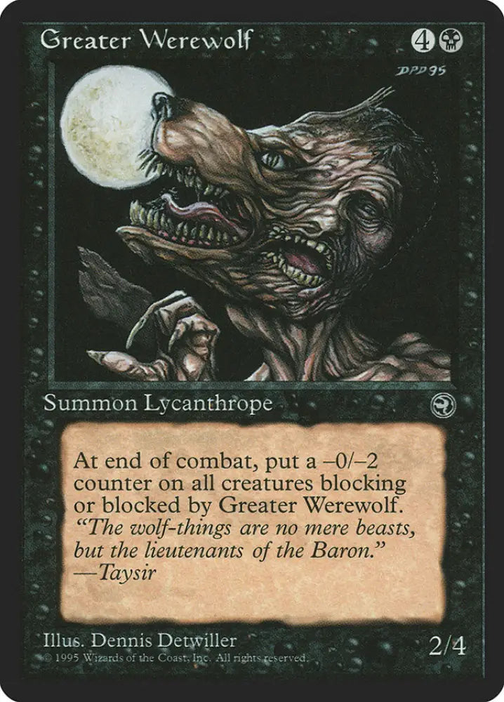 Greater Werewolf [Homelands] - MTG Single