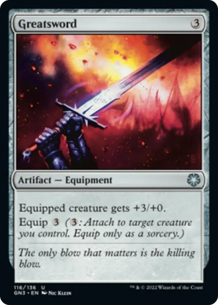 Greatsword [Game Night: Free-for-All] - MTG Single
