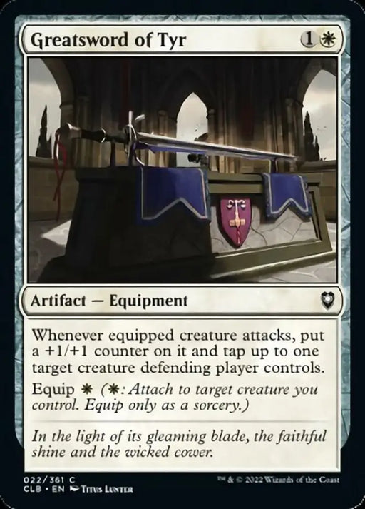 Greatsword of Tyr [Commander Legends: Battle for Baldur’s Gate] - MTG Single