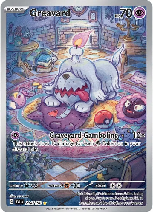 Greavard (214/198) [Scarlet & Violet: Base Set] - Pokemon Single