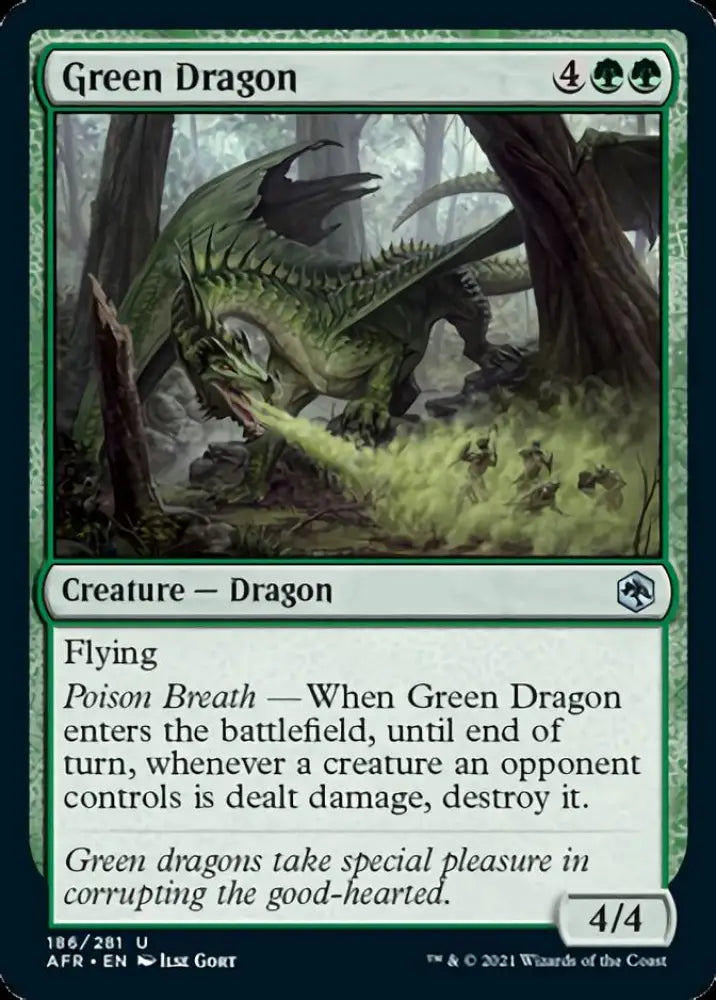 Green Dragon [Dungeons & Dragons: Adventures in the Forgotten Realms] - MTG Single