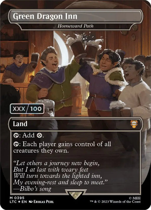 Green Dragon Inn - Homeward Path (Serialized) [The Lord of the Rings: Tales of Middle-Earth Commander] - MTG Single
