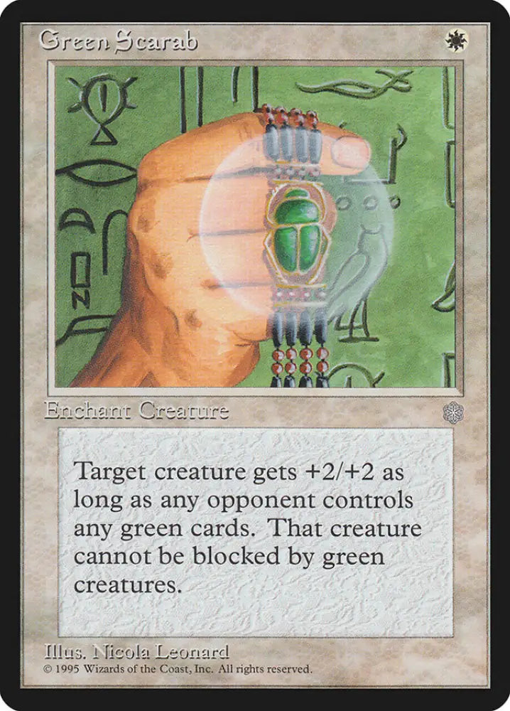 Green Scarab [Ice Age] - MTG Single