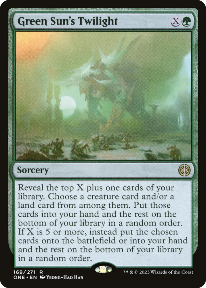 Green Sun’s Twilight [Phyrexia: All Will Be One] - MTG Single
