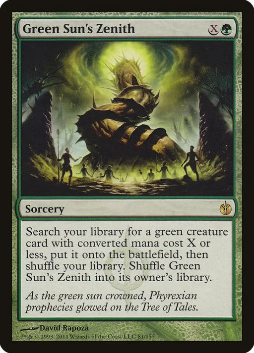 Green Sun’s Zenith [Mirrodin Besieged] - MTG Single