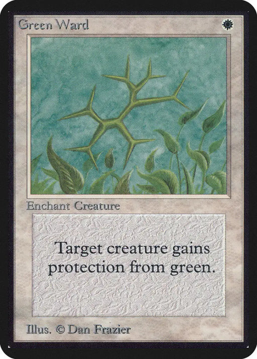 Green Ward [Alpha Edition] - MTG Single