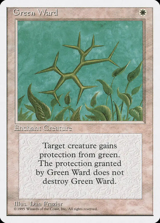 Green Ward [Fourth Edition] - MTG Single