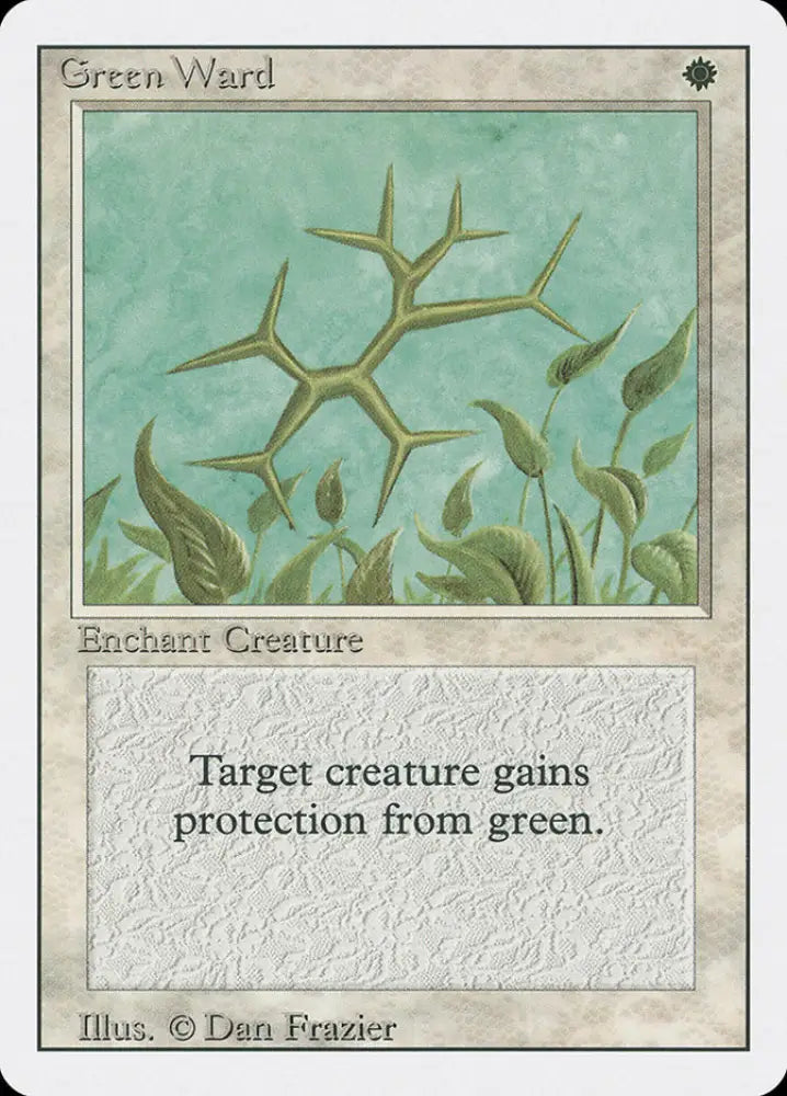 Green Ward [Revised Edition] - MTG Single