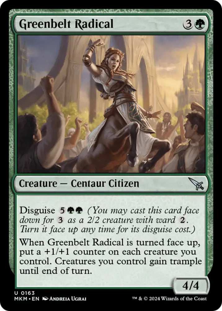 Greenbelt Radical [Murders at Karlov Manor] - MTG Single