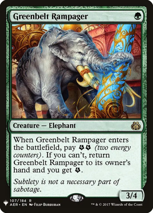 Greenbelt Rampager [The List] - MTG Single