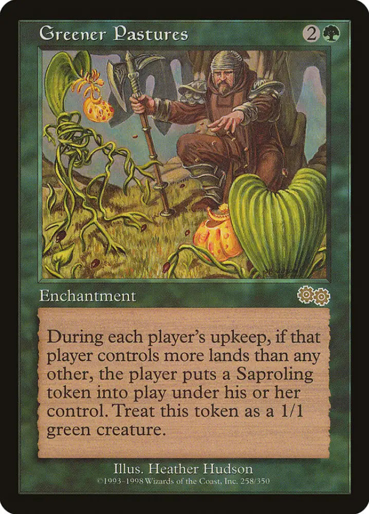 Greener Pastures [Urza’s Saga] - MTG Single