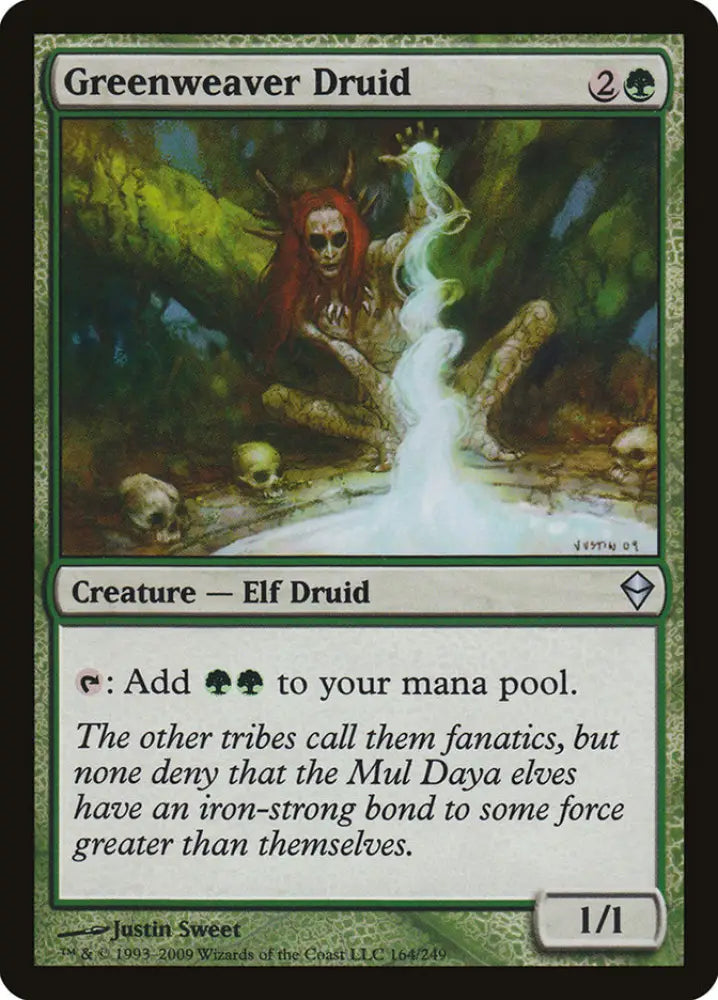 Greenweaver Druid [Zendikar] - MTG Single