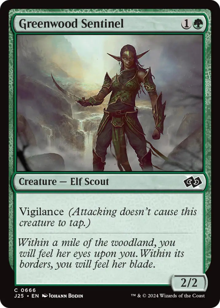 Greenwood Sentinel [Foundations Jumpstart] - MTG Single