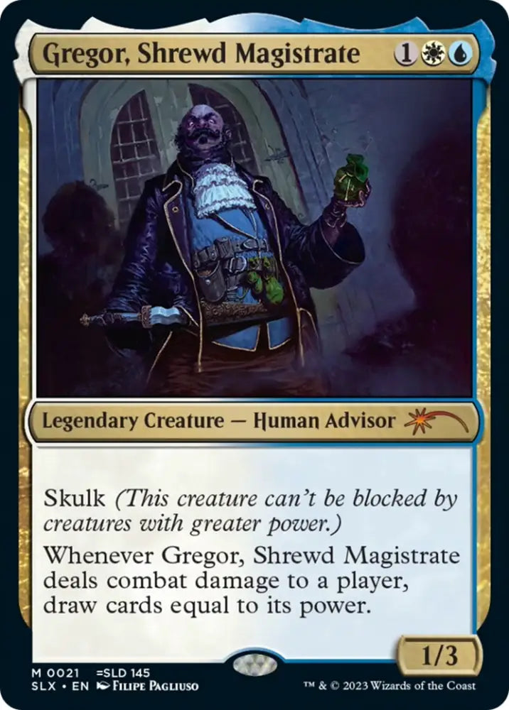 Gregor Shrewd Magistrate [Secret Lair: Universes Within] - MTG Single