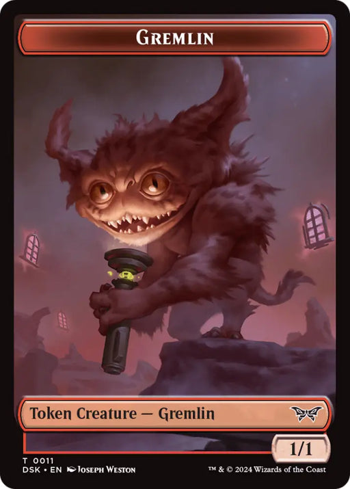 Gremlin Token [Duskmourn: House of Horror Tokens] - MTG Single