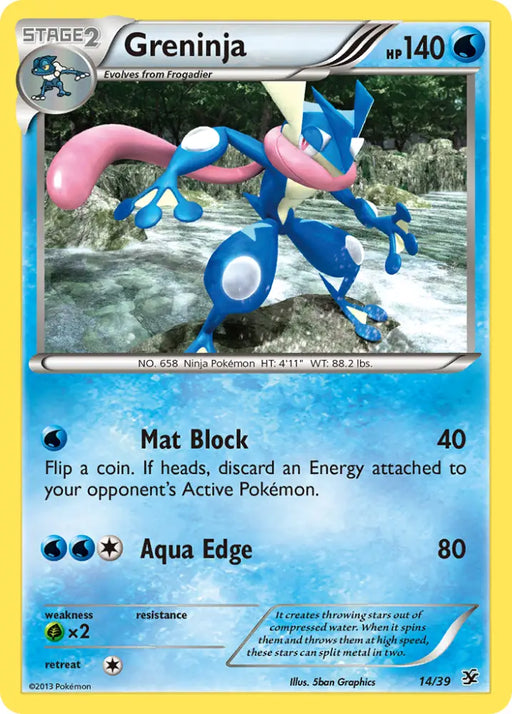 Greninja (14/39) [XY: Kalos Starter Set] - Pokemon Single