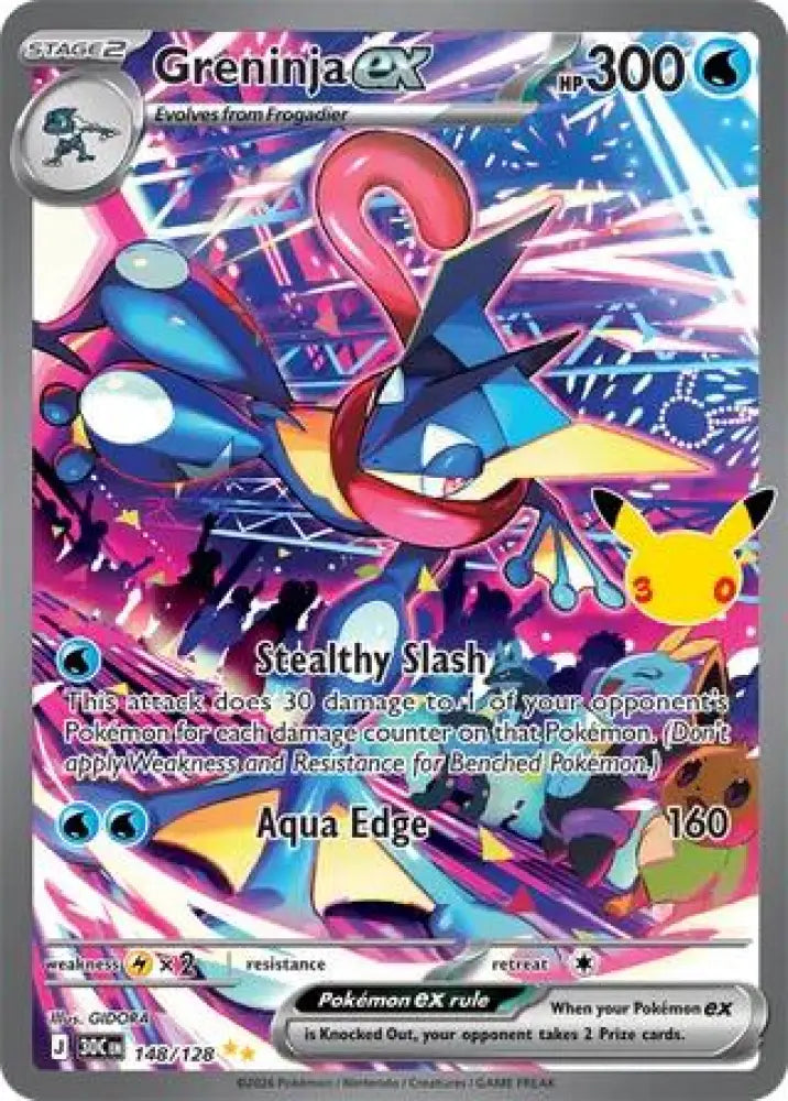 Greninja ex - 148/128 [ME: 30th Celebration]
