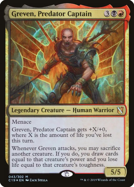 Greven Predator Captain [Commander 2019] - MTG Single