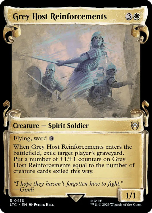 Grey Host Reinforcements [The Lord of the Rings: Tales of Middle-Earth Commander Showcase Scrolls] - MTG Single