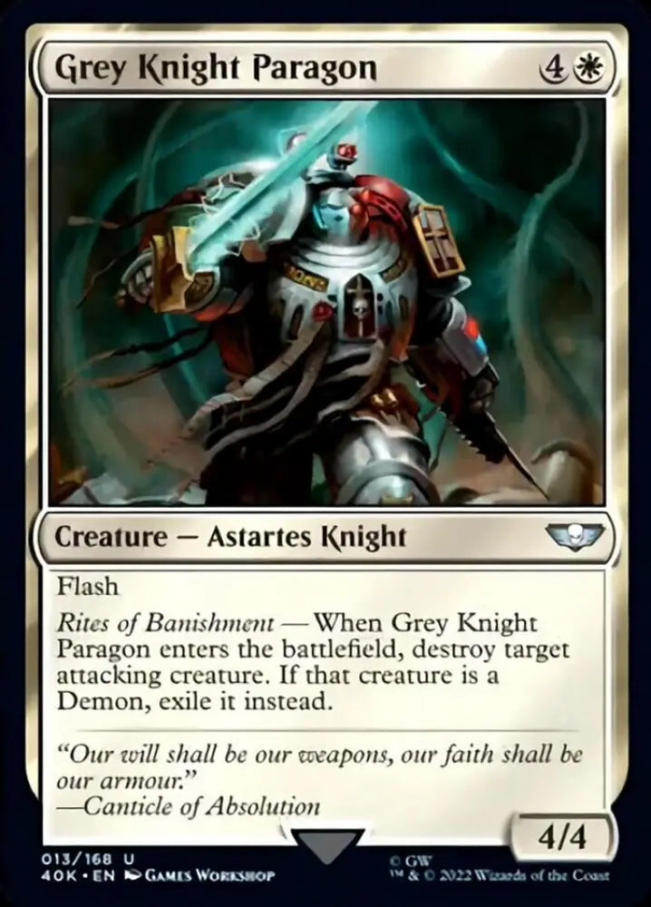 Grey Knight Paragon [Warhammer 40,000] - MTG Single