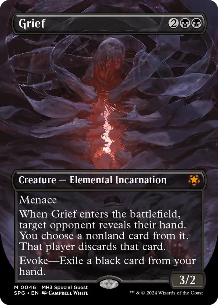 Grief (Borderless) [Modern Horizons 3 Special Guests] - MTG Single