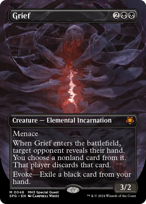 Grief (Borderless) [Modern Horizons 3 Special Guests] - MTG Single