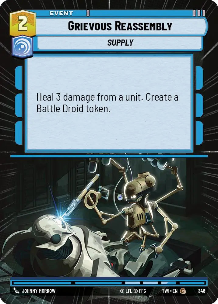 Grievous Reassembly (Hyperspace) (346) [Twilight of the Republic] - Star Wars: Unlimited Single