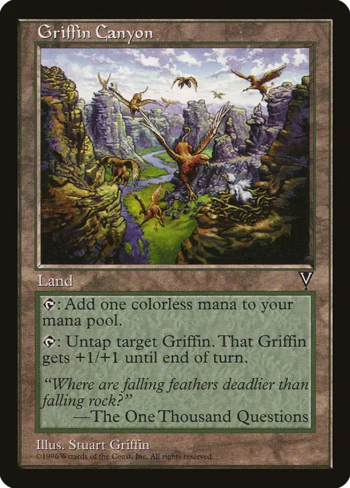 Griffin Canyon [Visions] - MTG Single
