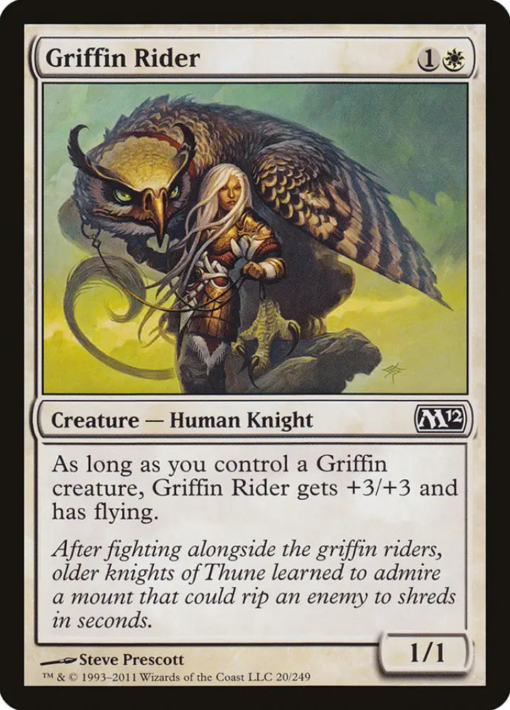 Griffin Rider [Magic 2012] - MTG Single