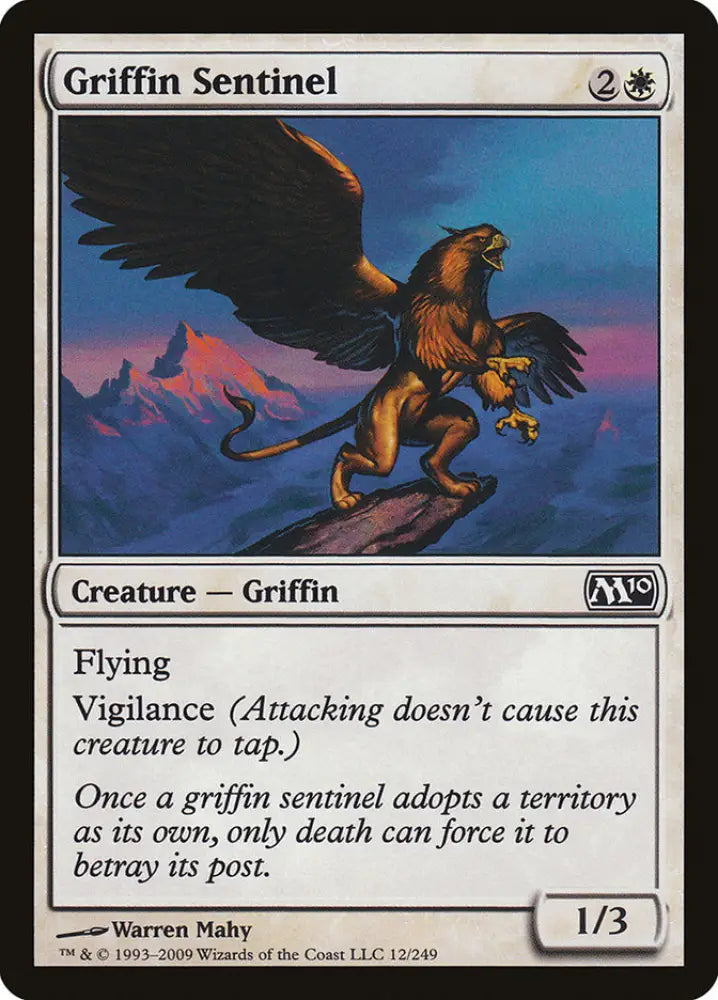 Griffin Sentinel [Magic 2010] - MTG Single