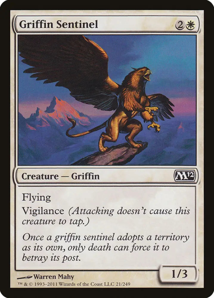 Griffin Sentinel [Magic 2012] - MTG Single