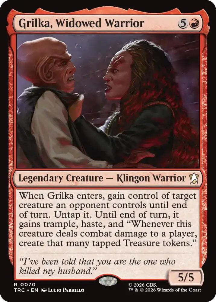 Grilka, Widowed Warrior (Surge Foil) (70) [Star Trek Commander]