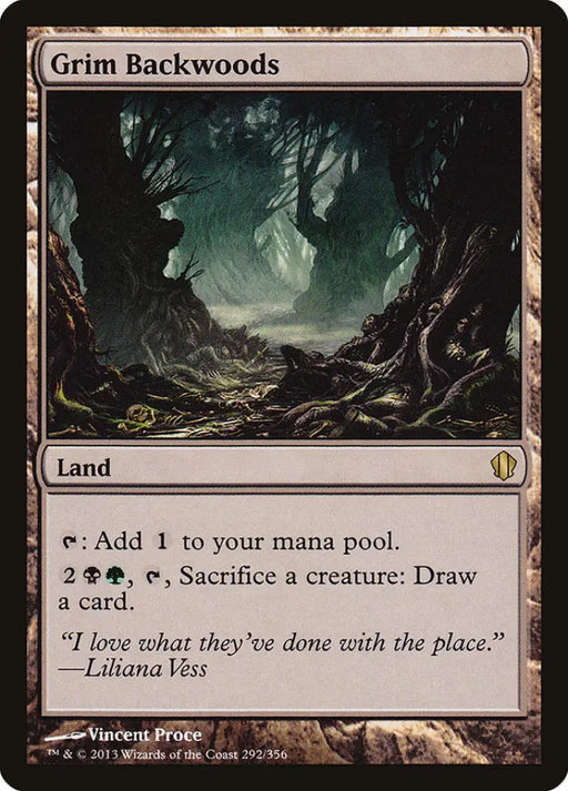 Grim Backwoods [Commander 2013] - MTG Single