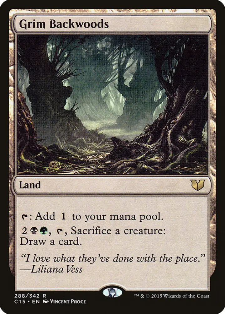 Grim Backwoods [Commander 2015] - MTG Single