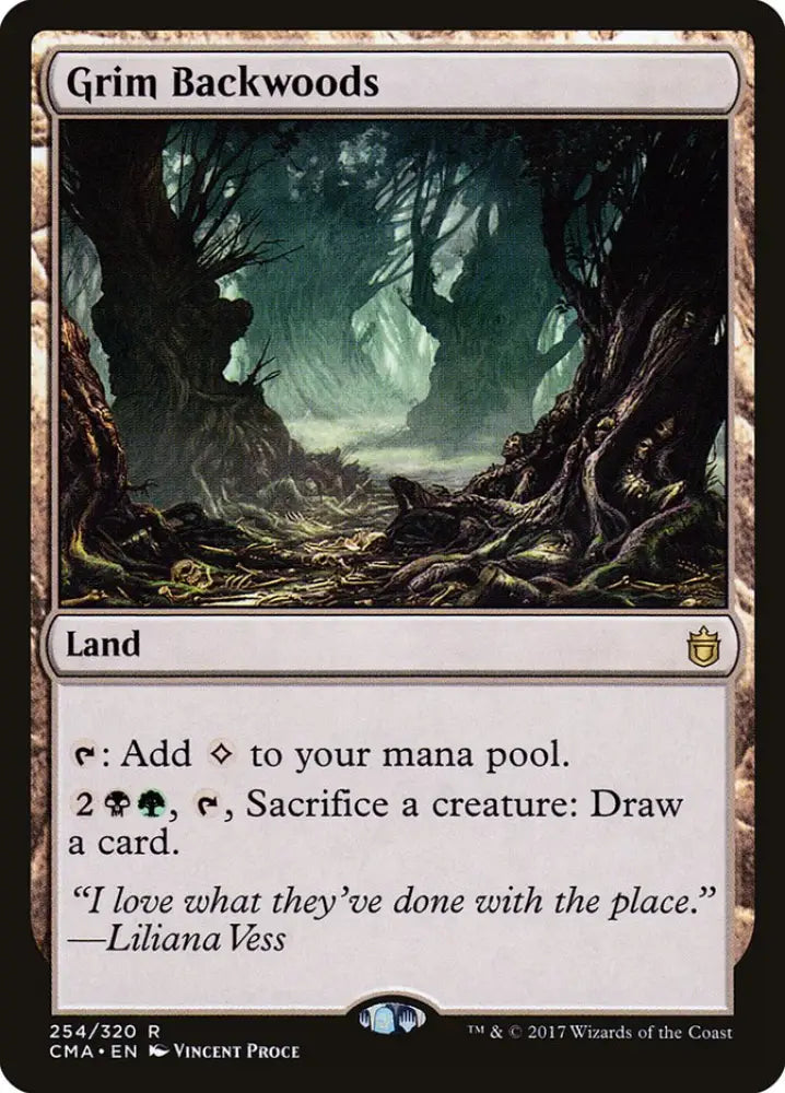 Grim Backwoods [Commander Anthology] - MTG Single