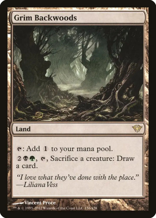 Grim Backwoods [Dark Ascension] - MTG Single