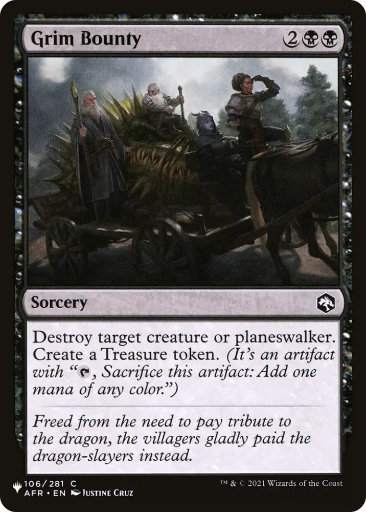 Grim Bounty [The List] - MTG Single